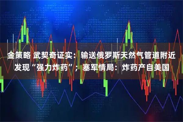 金策略 武契奇证实：输送俄罗斯天然气管道附近发现“强力炸药”；塞军情局：炸药产自美国