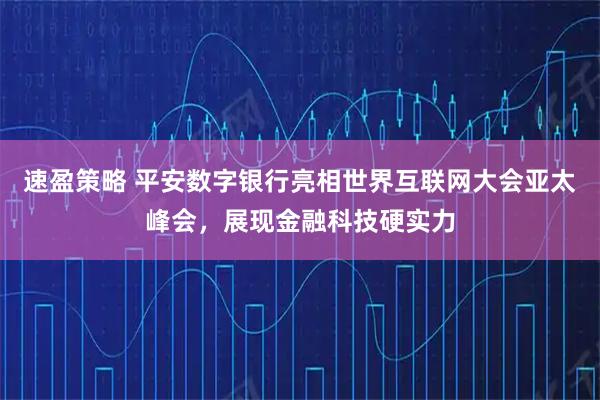 速盈策略 平安数字银行亮相世界互联网大会亚太峰会，展现金融科技硬实力